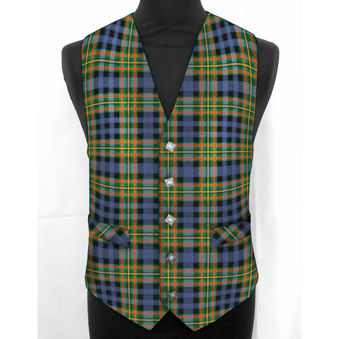 Waistcoat, Vest, Wool, MacLellan Tartan